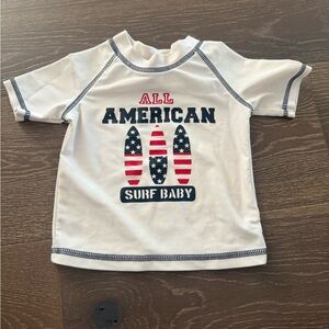 Koala Kids All American Surf Baby Rashguard - White